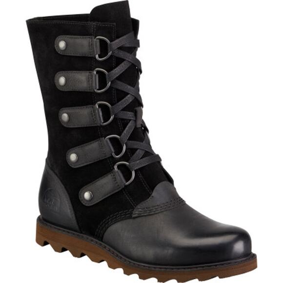 Sorel Women's Black Waterproof Scotia Lace Boot Size 6 - Picture 1 of 9